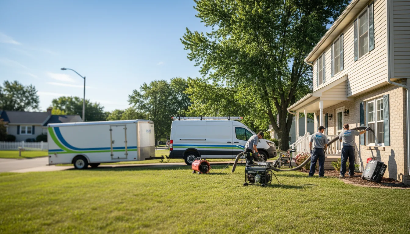 Flooded Basement Restoration And Cleanup With Repair in Granada, MN near me